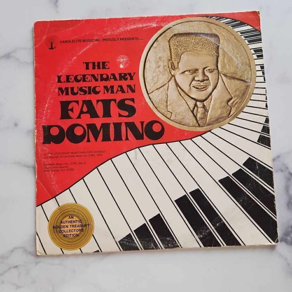 The legendary Music man Fats Domino vintage vinyl record rhythm blues Louisiana